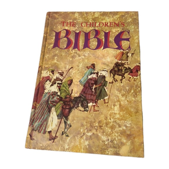 Other - 1965 The Children's Bible Golden Press Illustrated Stories Hardcover Vintage